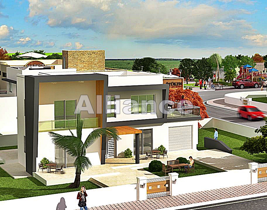 Individual construction of the villa, selection of land