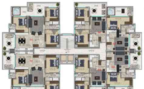 Apartments of various layouts - affordable price and excellent quality!