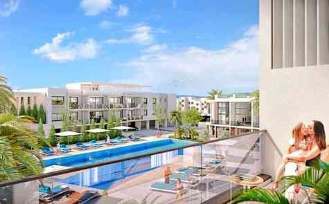 Apartments in a new complex 200 meters from the sea