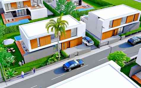 Popular design villas will be built in the suburb of Famagusta, Tuzla 