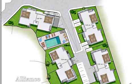 Garden apartments and penthouses in a sour complex in Catalkoy