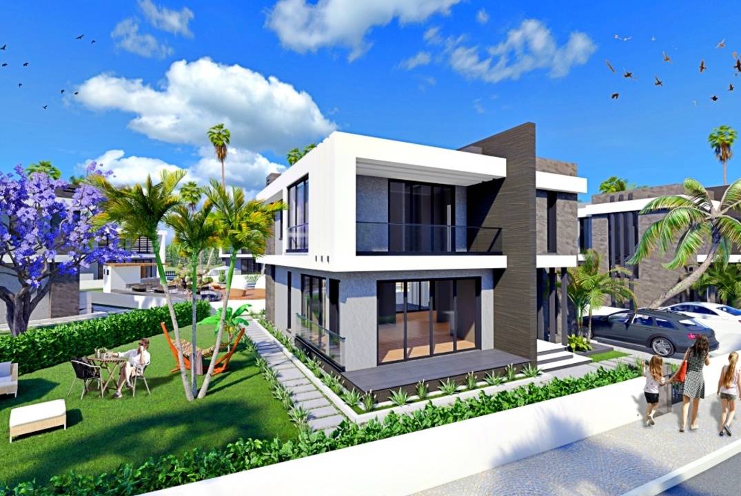 Villas with 3 and 4 bedrooms near the city of Famagusta