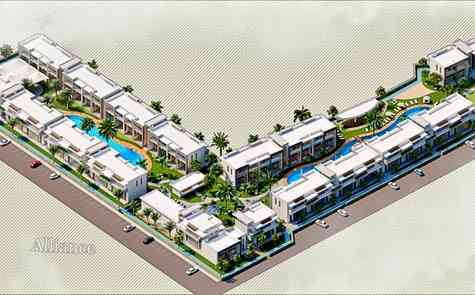Stunning residential complex next to the sea