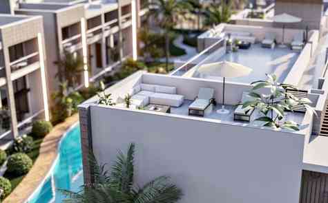 2 and 3 bedroom penthouses in modern development with all infrastructure