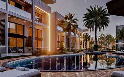 2 and 3 bedroom penthouses in modern development with all infrastructure