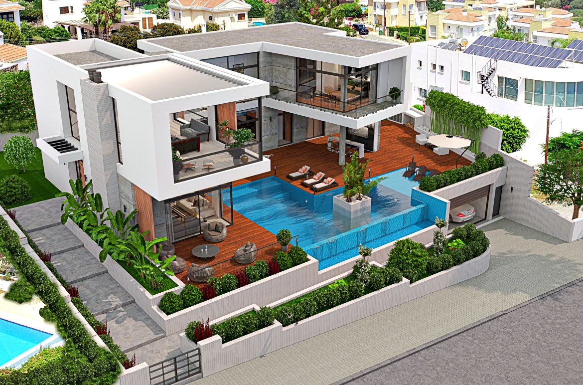 Modern villa 4+2 in Bellapais, luxury living in a great location