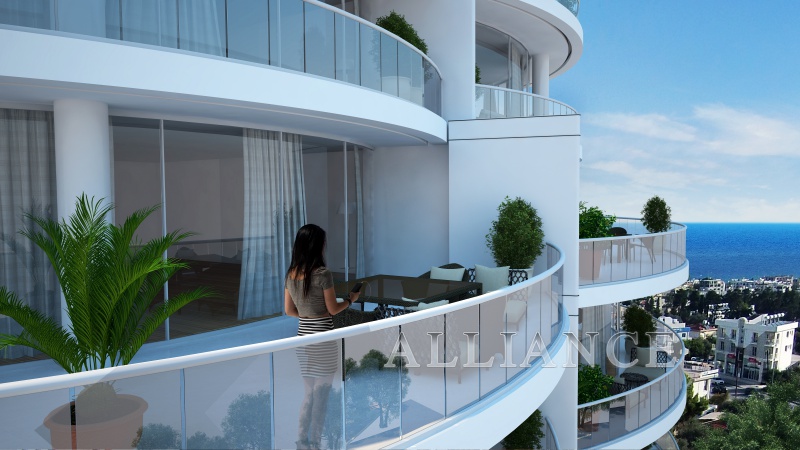 Exclusive three bedroom apartments in the heart of Kyrenia 