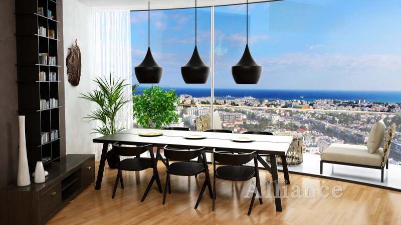 Exclusive three bedroom apartments in the heart of Kyrenia 