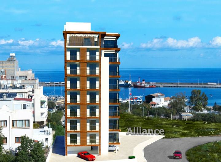 Apartments 2 + 1 in Kyrenia, unique location, uninterrupted sea view