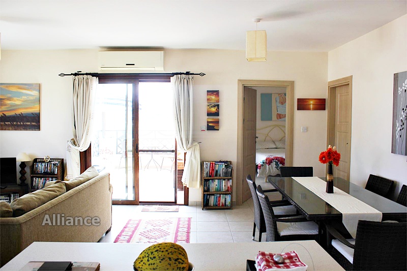 Luxury penthouse on the beach in Esentepe, for sale with furniture