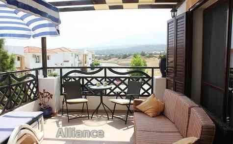 Luxury penthouse on the beach in Esentepe, for sale with furniture