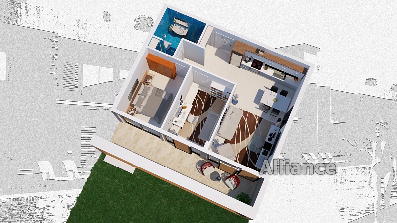 Apartments 3 + 1 in the Dogankoy, high liquidity, great rental oppotunity!