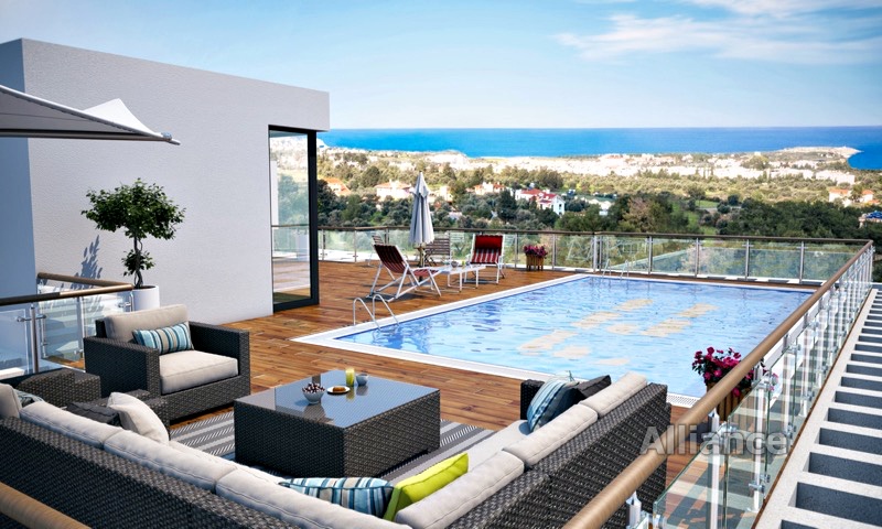 Luxury apartment with swimming pool in the center of Kyrenia