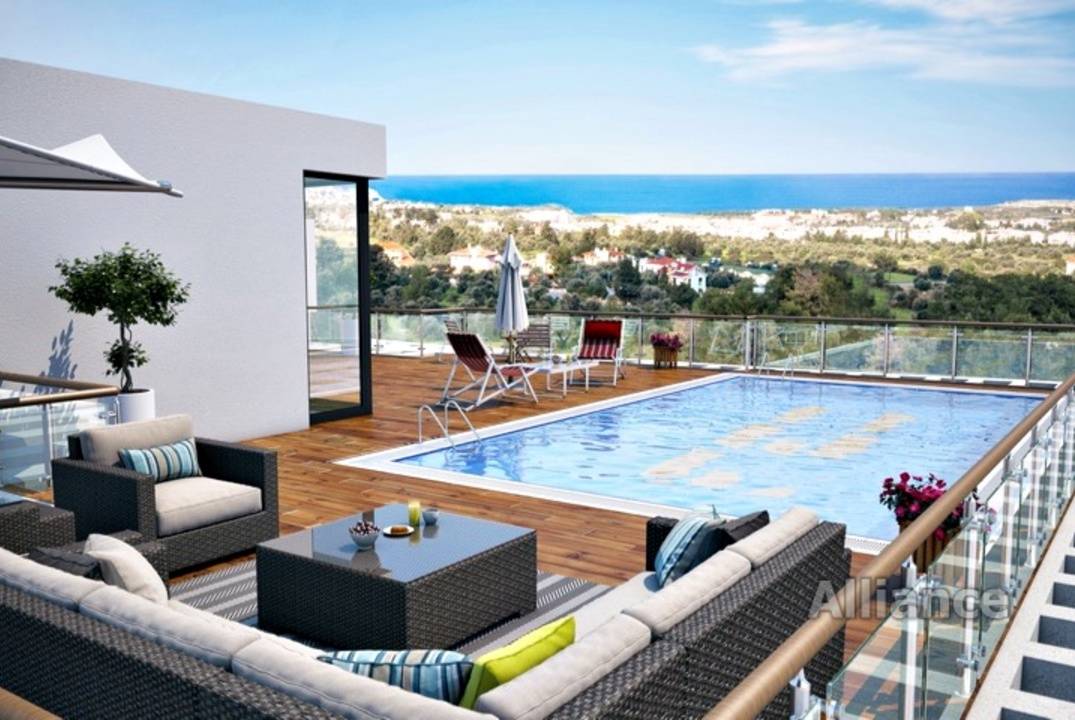 Luxury apartment with swimming pool in the center of Kyrenia