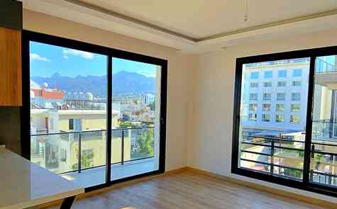 Modern 2 + 1 apartment in a complex in the center of Kyrenia with underground parking