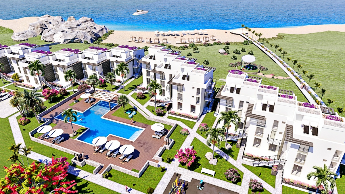 Apartments and penthouses in a new complex on the first coastline