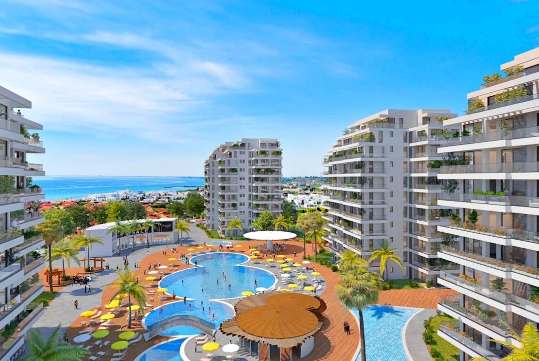 Apartment on the beach with largest aqua park in the area 