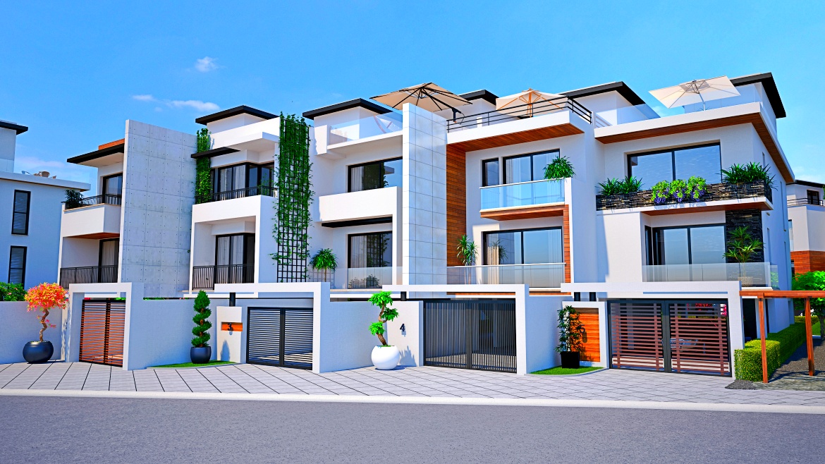 Stunning four-level townhouses - comfortable life close to infrastructure!