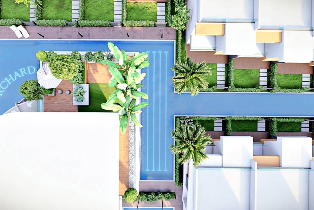 Two bedroom apartments with private garden and penthouses near Salamis
