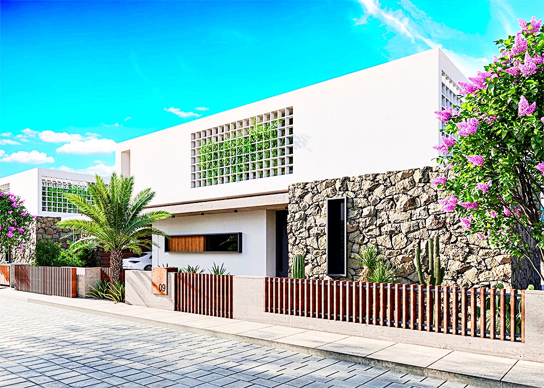 Luxury 4 + 1 villas in Bellapais, the latest construction technologies