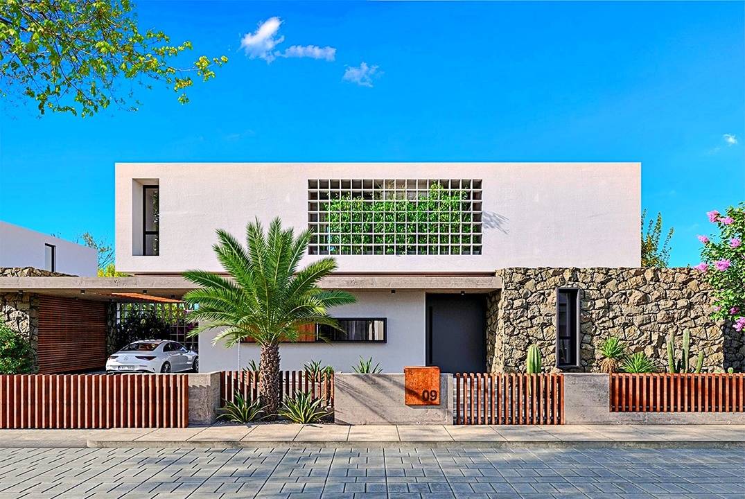 Luxury 4 + 1 villas in Bellapais, the latest construction technologies