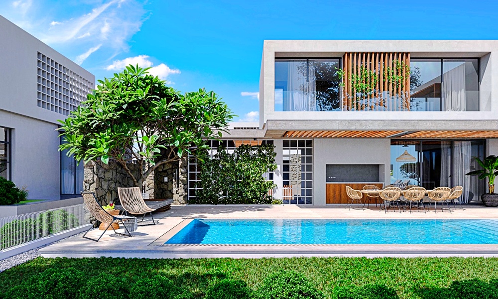 Luxury 4 + 1 villas in Bellapais, the latest construction technologies