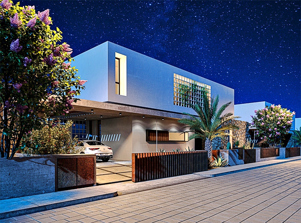 Luxury 4 + 1 villas in Bellapais, the latest construction technologies