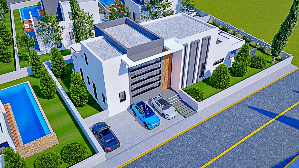 Great design, convenient location, villa in Yeni-Bogazyci