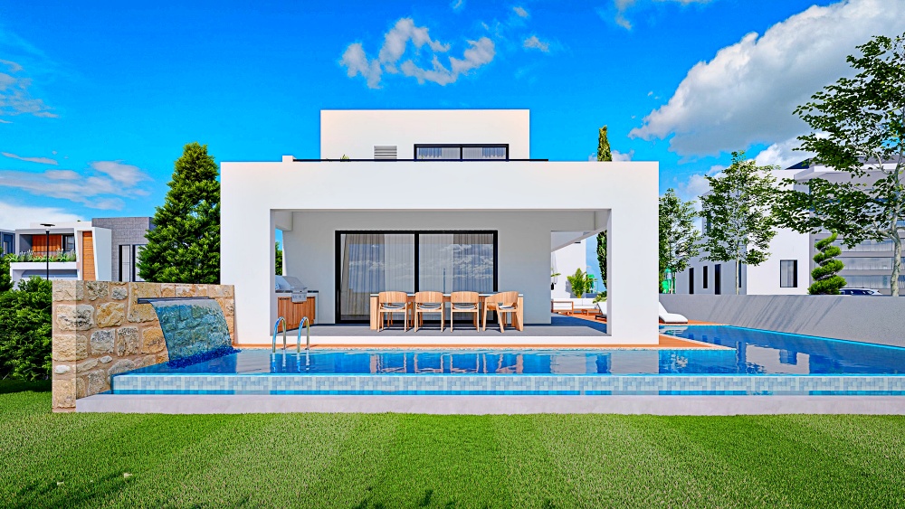 Great design, convenient location, villa in Yeni-Bogazyci