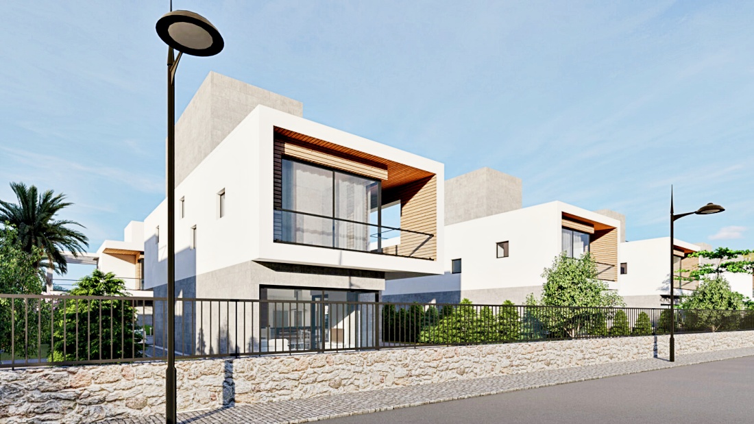 Luxury villas in Edremid, 3+1, plot selection