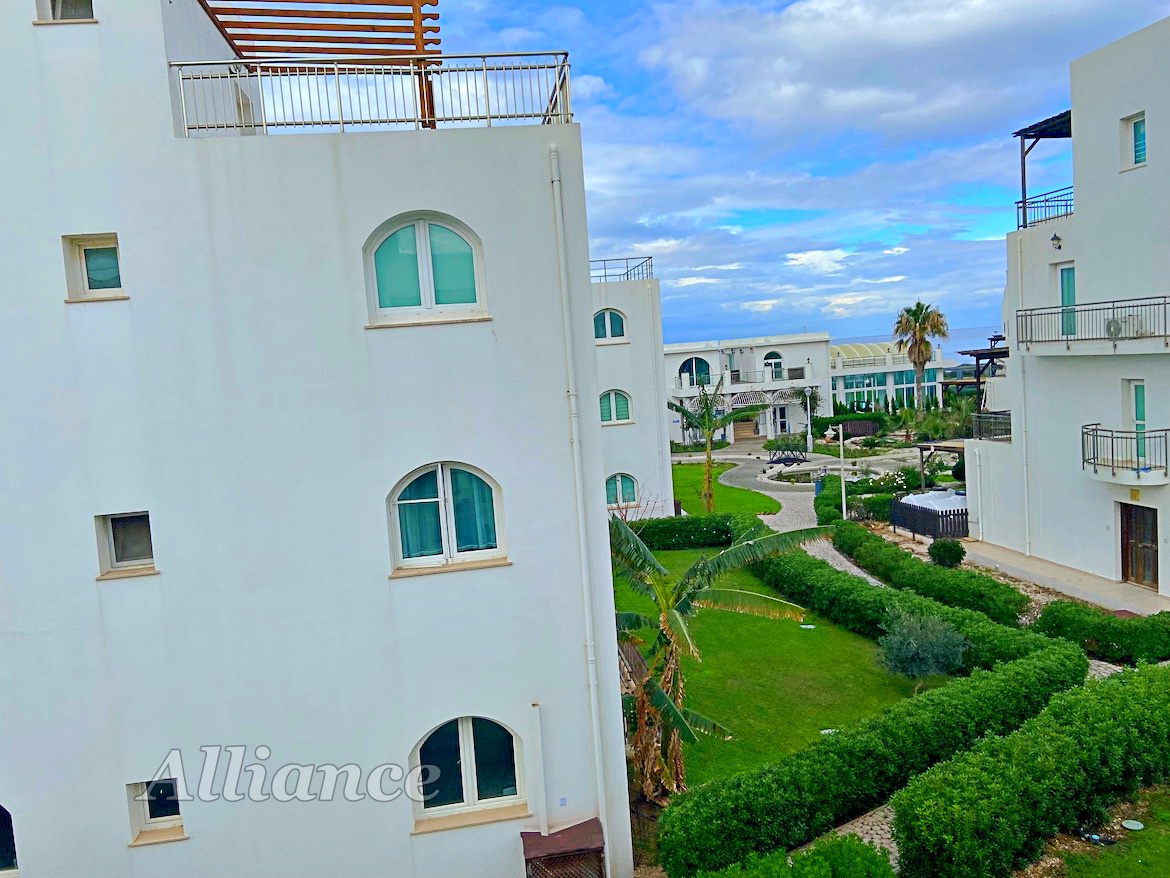 Sale of a two-bedroom apartment with furniture in a luxury complex by the sea