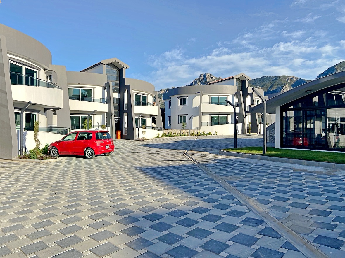 Two bedroom  apartments in a gated complex in the Karaoglanoglu area