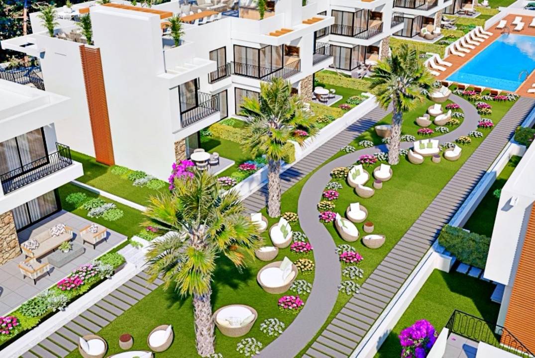 Townhouses with two bedrooms in Karpaz