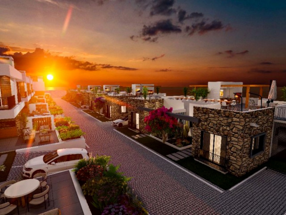 Townhouses with two bedrooms in Karpaz