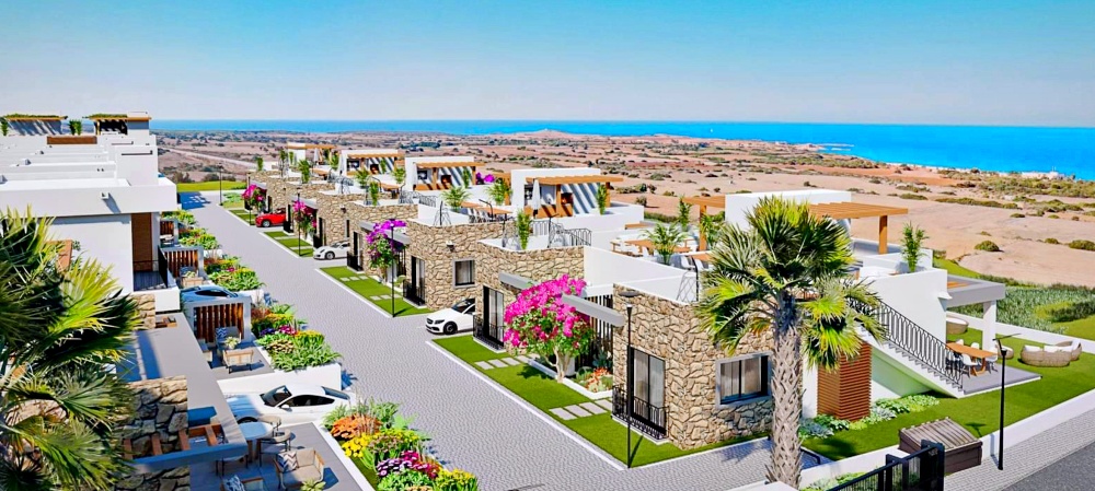 Townhouses with two bedrooms in Karpaz