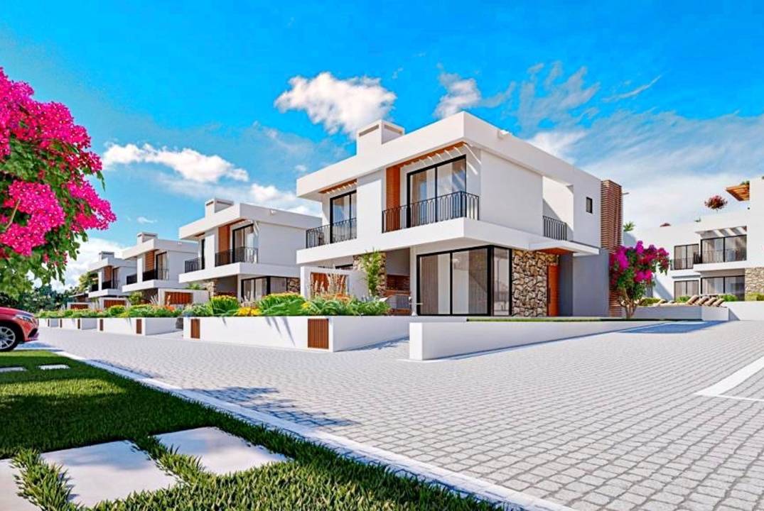 Townhouses with two bedrooms in Karpaz