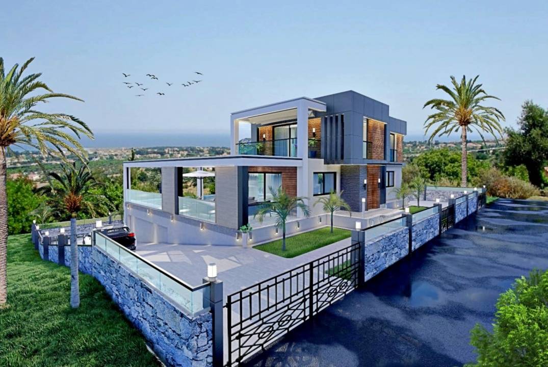 Villa in Arapkoy - continuous panoramas guaranteed