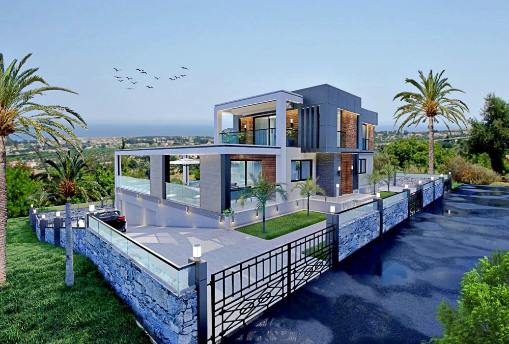 Villa in Arapkoy - continuous panoramas guaranteed