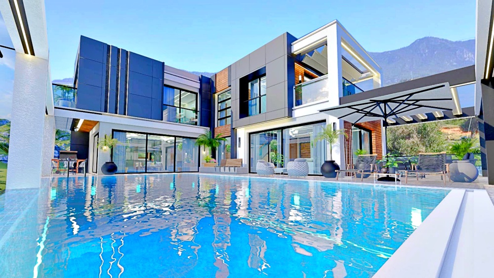 Villa in Arapkoy - continuous panoramas guaranteed