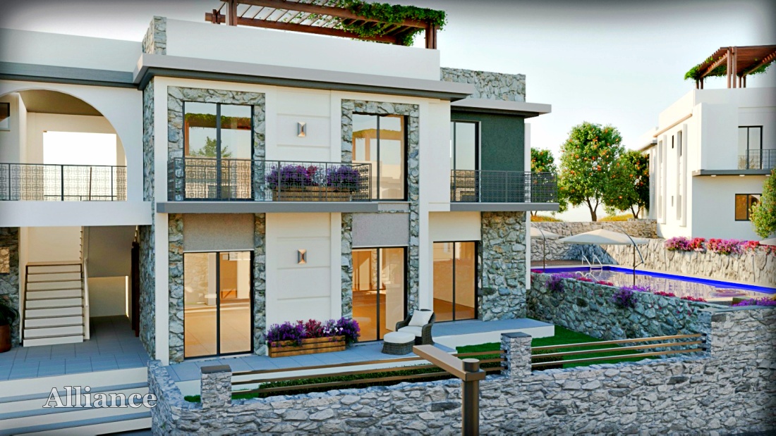 Penthouses in a beautiful complex in Catalkoy