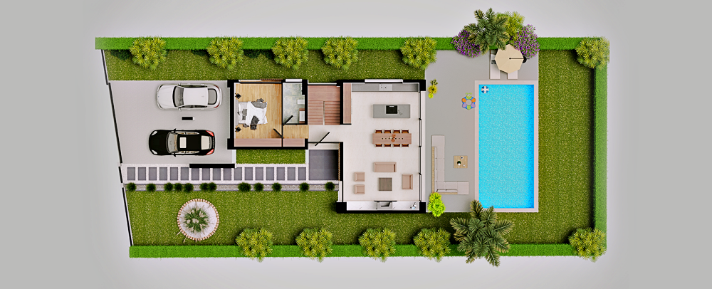 Luxurious villas in the prestigious Edremid area - peace and comfort