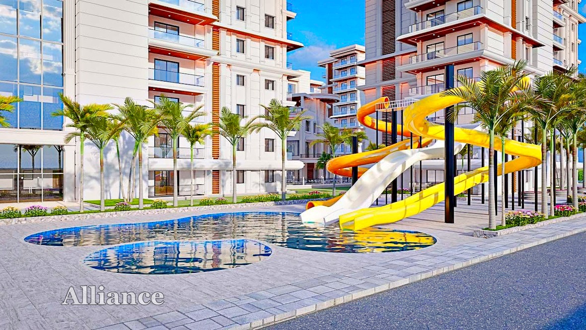 Two bedroom apartments in a gated complex near the sea, Italian project