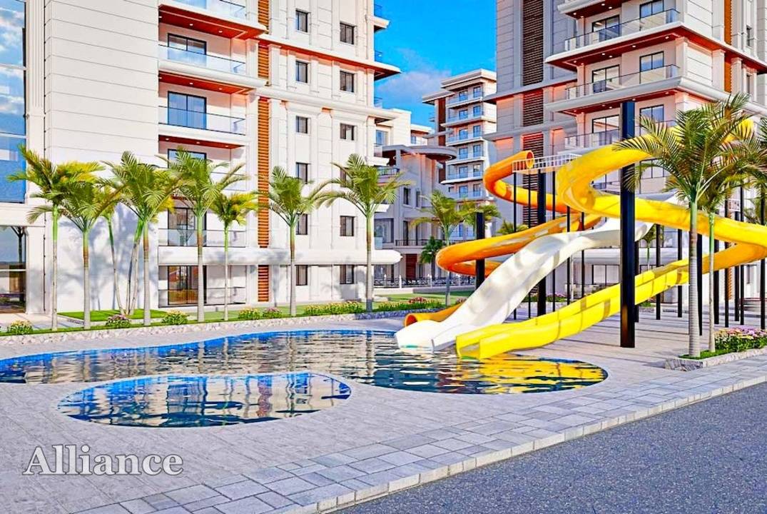 Two bedroom apartments in a gated complex near the sea, Italian project
