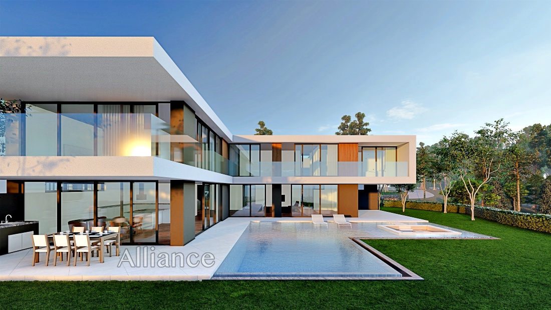 Villa 4 + 1 in a unique complex in Catalkoy on the beach!