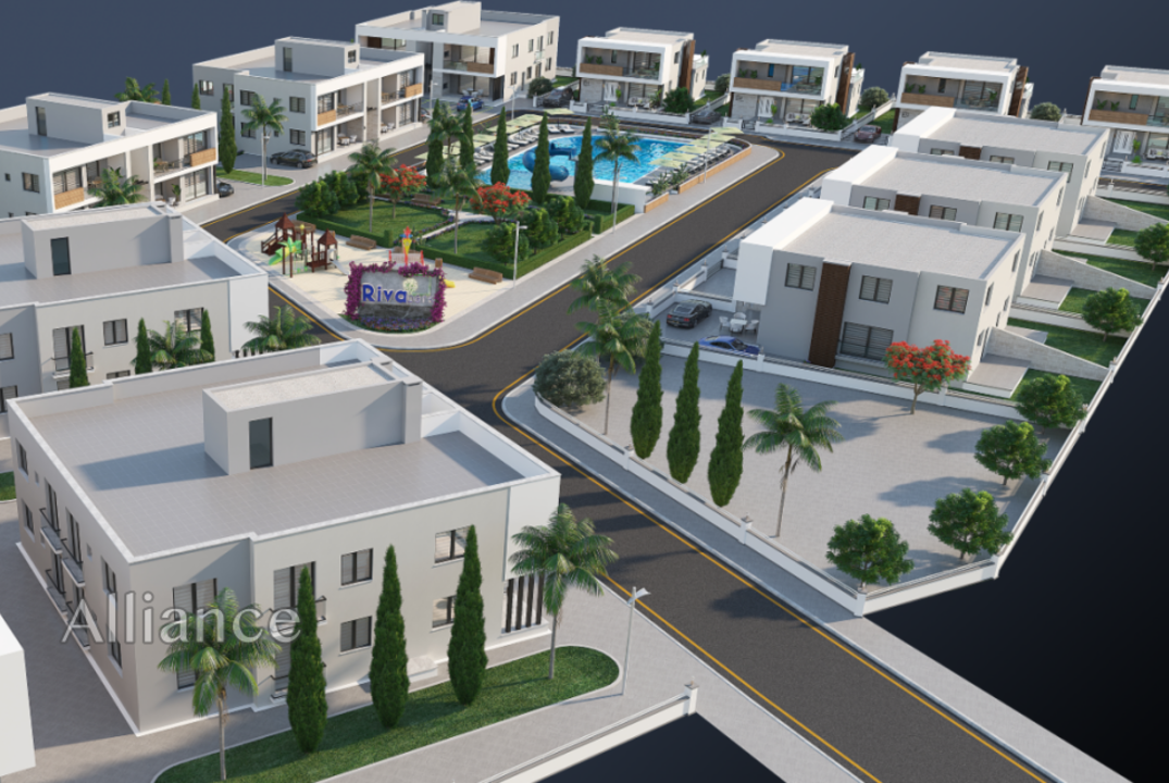 Apartments in a modern residential complex in Yenibogazychi
