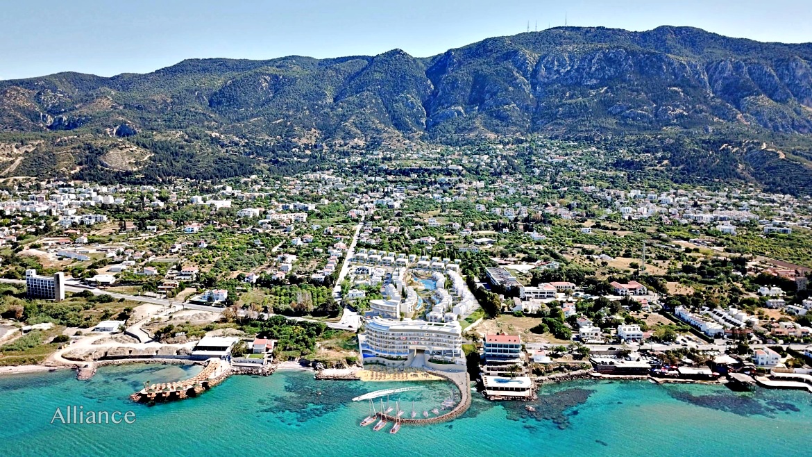 Apartments in a modern complex by the sea