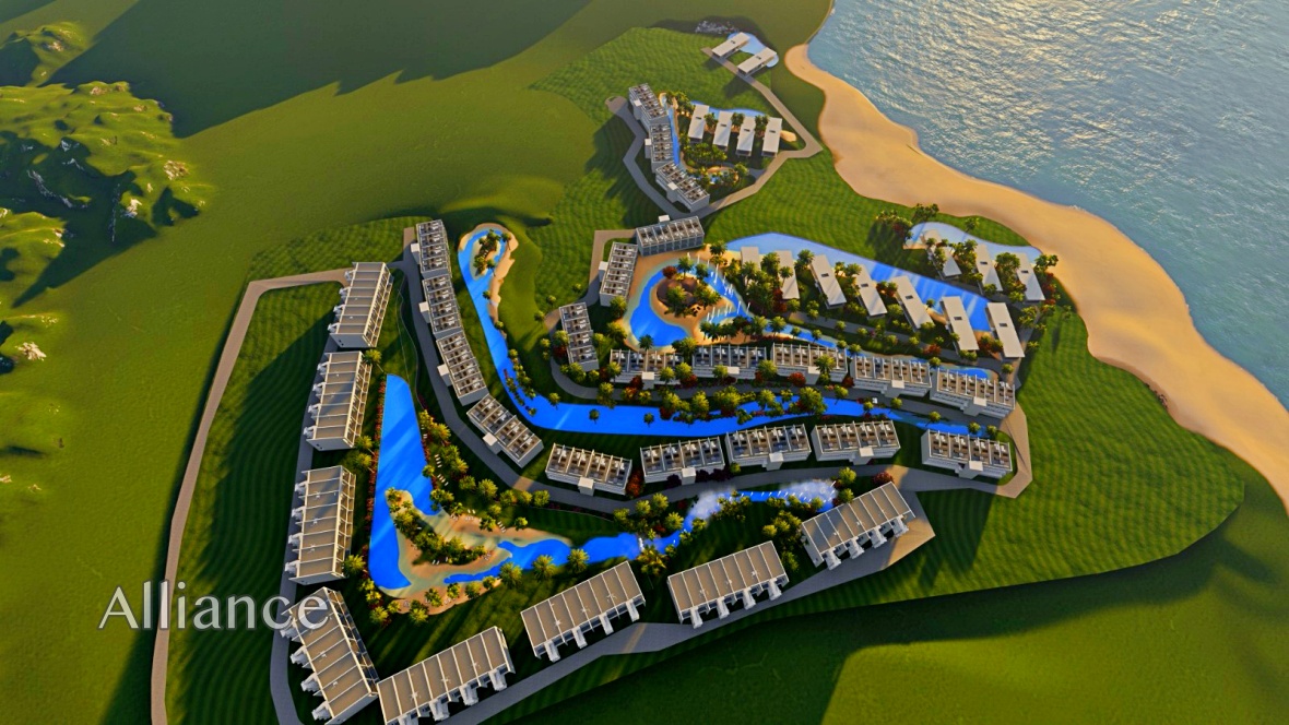 One-bedroom apartments in a complex on the sea, the best investment opportunity!