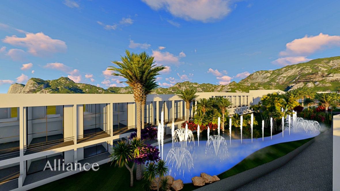 One-bedroom apartments in a complex on the sea, the best investment opportunity!