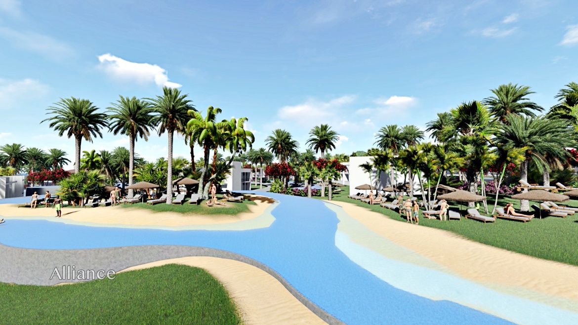 Luxury villas on the first coastline in a gated complex