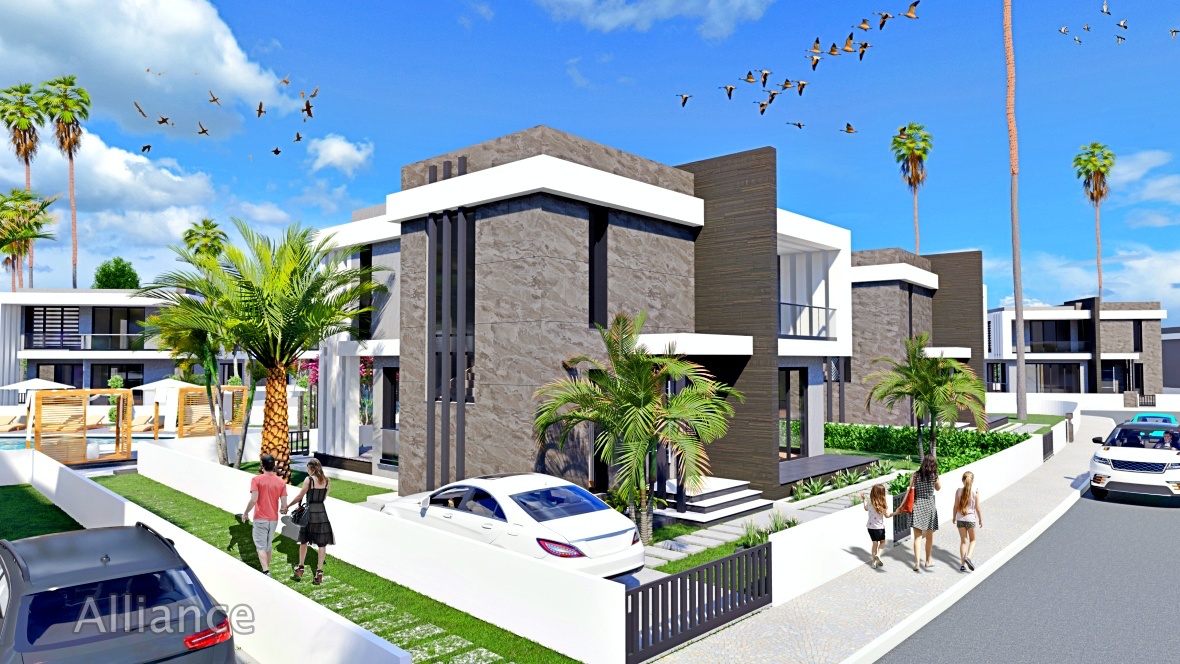 Villas with 3 and 4 bedrooms near the city of Famagusta